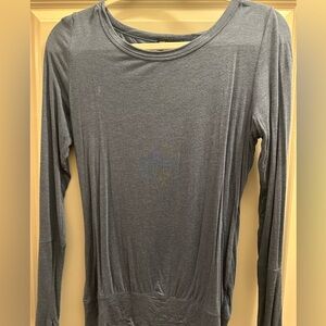 Prana Slate Gray Long Sleeve Tee